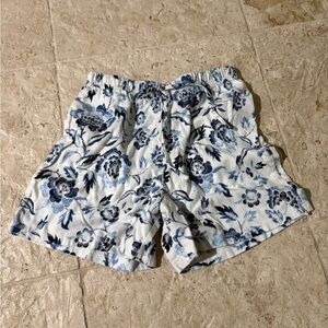 Garnet hill flannel sleep shorts